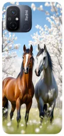 etui-case-do-xiaomi-redmi-12c-pieski-konie-horse