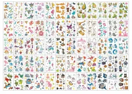 60x-tatuaze-zmywalne-tymczasowe-tatuaz-mix-wzorow-60-arkuszy-dla