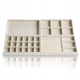 organizer-na-bizuterie-wkladka-do-szuflady-kuferek-bezowy-zestaw-4-szt