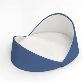 luksusowe-legowisko-muszla-dla-kota-niebieskie