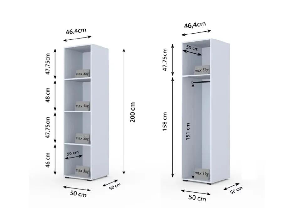 szafa-slupek-50-cm-polki-drazek-biala-rozne-kolory-olena-dk