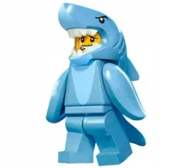 minifigurka-shark-suit-guy-numer-col15-13-z-serii-15-71011