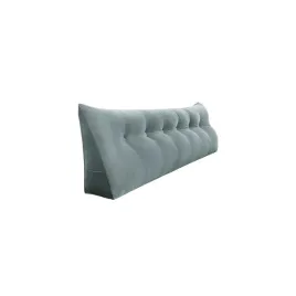 poduszka-wspierajaca-plecy-welur-szara-200-cm