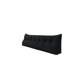 poduszka-wspierajaca-plecy-welur-czarna-200-cm
