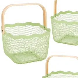 koszyk-po-przechowywania-ozdobny-kosz-wielkanocny-zielony-drewniany-uchwyt