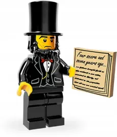 minifigurka-abraham-lincoln-numer-coltlm-5-seria-the-lego-movie-1-71004
