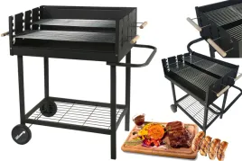 grill-weglowy-przenosny-prostokatny-ogrodowy-ruszt-stal-chromowana