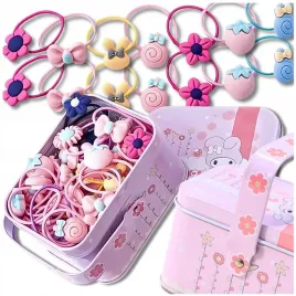 zestaw-gumek-do-wlosow-40szt-dziecka-dziewczynki-box-elastyczne
