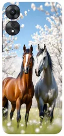 etui-case-do-oppo-a58-a78-pieski-konie-horse