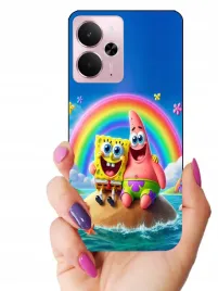 etui-case-do-realme-14-smerfy-gabka-patryk-minionki