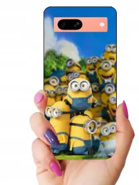 etui-case-do-google-pixel-7a-smerfy-gabka-patryk-minionki