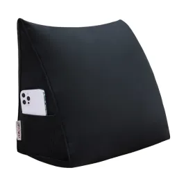 poduszka-wspierajaca-plecy-welur-czarna-45-cm