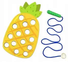 montessori-zabawka-ananas-przeplatanka-motoryka-mala-wspomaganie-drewno