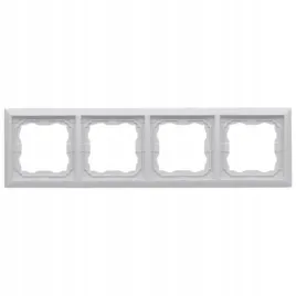 kos-66-ramka-poczworna-4x-polysk-kolor-bialy-83x296x9mm-660484