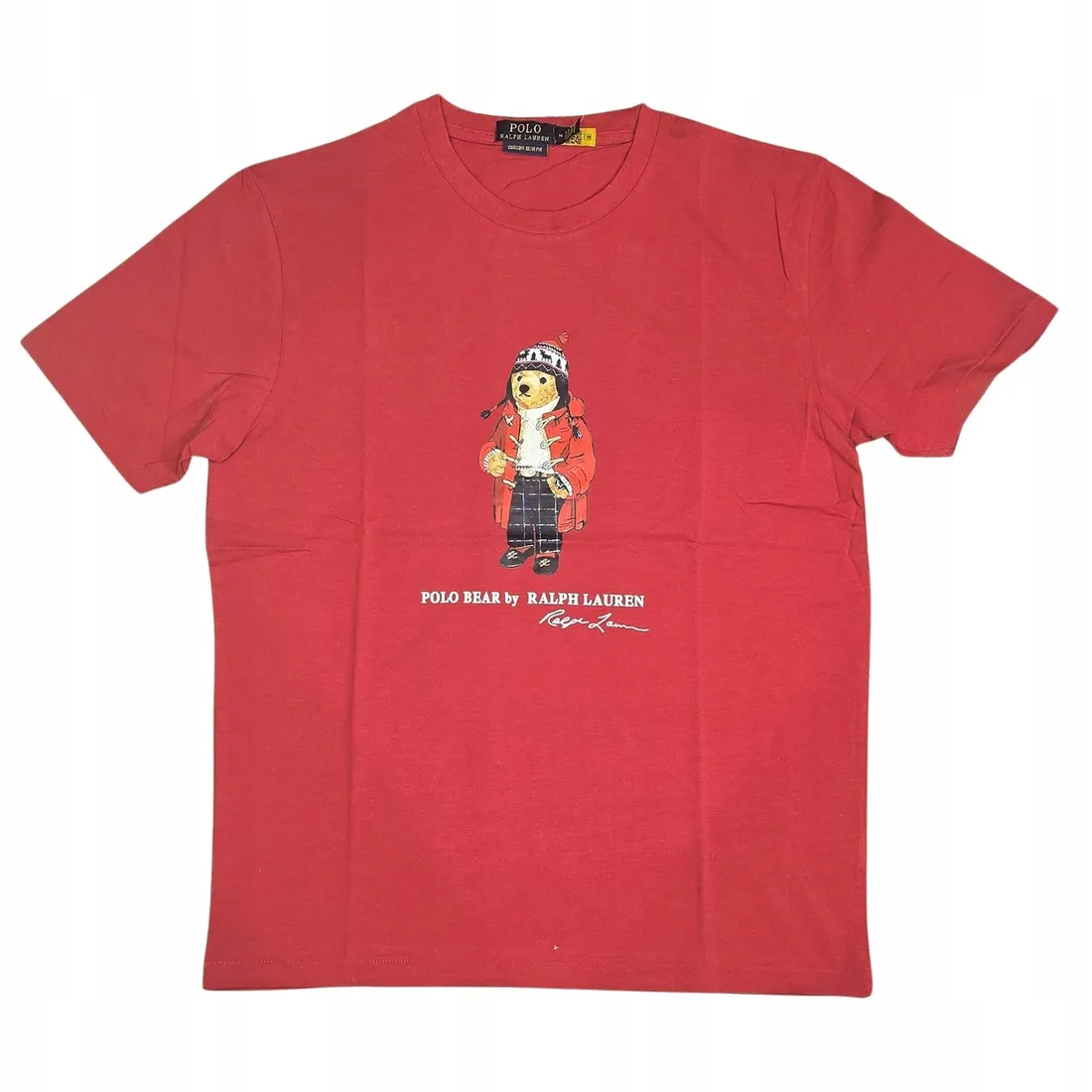 polo-ralph-lauren-bear-t-shirt-meski-czerwony-z-misiem-rozmiar-m