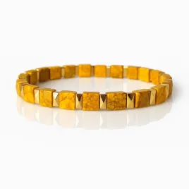 bransoletka-na-gumke-jaspis-mokait-kamien-naturalny-zlota-stal-316l