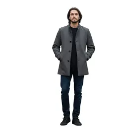 plaszcz-meski-dewberry-elegancki-welniany-szary-w-jodelke