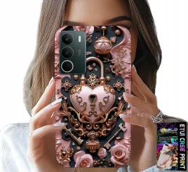 etui-do-realme-c71-4g-kobiece-modne-wzory-klodka-serce-roza