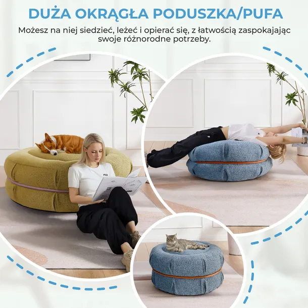 pufa-makaronik-niebieska-stan-nowy-ksztalt-okragla