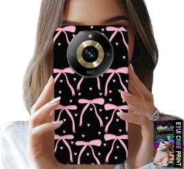 etui-do-realme-11-pro-czarno-rozowe-wstazki-kokardki-wstazka