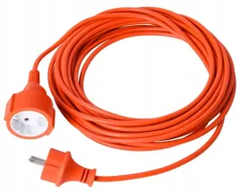 przedluzacz-ogrodowy-ecolight-20m-2x1mm-pomaranczowy-do-kosiarki