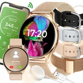 smartwatch-zegarek-damski-menu-pl-rozmowy-powiadomienia-sport-4-paski
