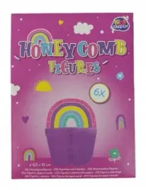 dekoracja-na-przyjecia-tecza-figurki-z-plastra-miodu-6-sztuk