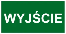 naklejka-bhp-napis-wyjscie