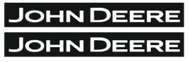 napisy-naklejka-john-deere-biale-na-czarnym-2szt
