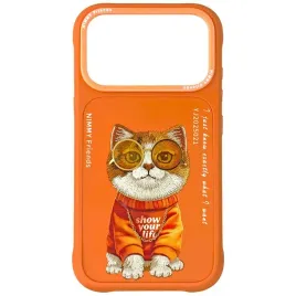 etui-nimmy-glasses-cool-cat-do-iphone-17-pro-max-pomaranczowy