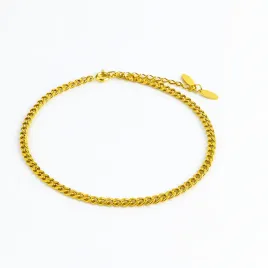 bransoletka-na-noge-pancerka-3mm-zlota-stal-chirurgiczna-316l-regulowana