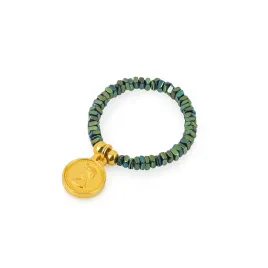 pierscionek-elastyczny-zielony-hematyt-moneta-kamien-naturalny-boho