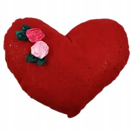 czerwona-poduszka-serce-prezent-walentynki-dekoracja-domu-sypialni