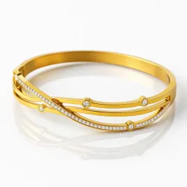 bransoletka-golden-waive-obrecz-zlota-fala-cyrkonie-stal-316l-sztywna