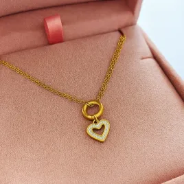 bransoletka-zlota-serce-cyrkonia-i-kolko-stal-chirurgiczna-316l-pvd-27cm