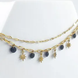 bransoletka-na-noge-podwojna-zlota-gwiazdki-czarne-krysztalki-stal-316l