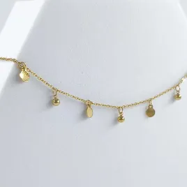 bransoletka-na-noge-zlote-blaszki-i-kuleczki-stal-chirurgiczna-316l-25cm