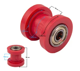 rolka-napinacza-rozrzadu-do-atv-czerwona