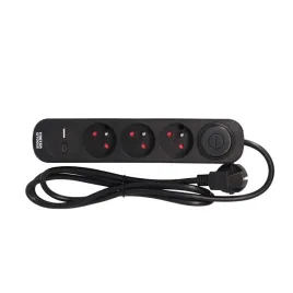 faster-tools-przedluzacz-czarny-3gniazda-15m-z-wylacznikiem-usb-a-usb-c