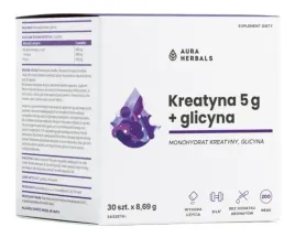 aura-herbals-kreatyna-5-g-monohydrat-glicyna-saszetki-30-szt
