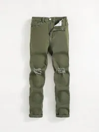 shein-zielone-spodnie-jeansowe-dziury-przetarcia-10y-76473