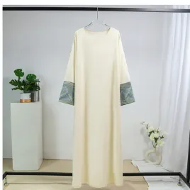 shein-bezowa-sukienka-maxi-z-dlugim-rekawem-haft-arab-styl-abaya-xl-95597