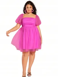 shein-rozowa-tiulowa-sukienka-z-bufiastymi-rekawami-64-66-53545