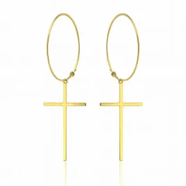 kolczyki-crossline-wiszace-krzyze-krzyz-na-kolach-zlote-stal-316l-7cm