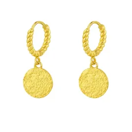 kolczyki-leona-okragle-zlote-kola-skrecane-mlotkowane-pvd-316l-twist-boho
