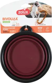 zolux-skladana-miska-bivouak-650ml-czerwona