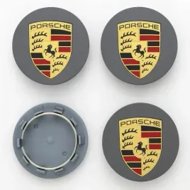 porsche-76-mm-dekle-dekielki-grafit-komplet