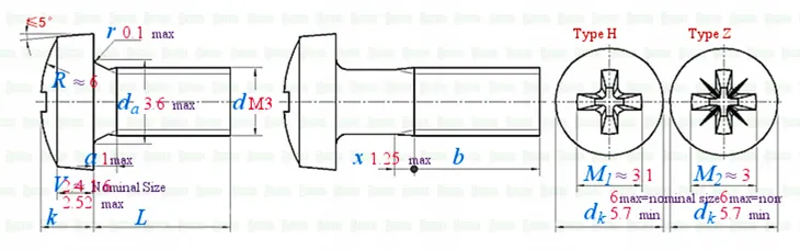 m3x40-sruba-philips-tytanowa-grade-2-norma-inna-norma
