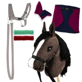 zestaw-skippi-hobby-horse-gniady-derka-fuksja-i-granat-kantar-szary