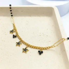 naszyjnik-celeste-zloty-5-gwiazdek-czarna-cyrkonia-koraliki-stal-prezent